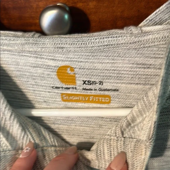 Carhartt Heathered Gray Pullover Hoodie - Picture 3 of 3